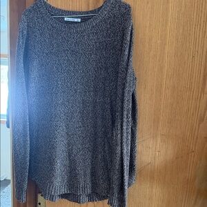 Pink Clover Gray Marled Knit Women's Sweater